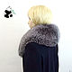 Order Removable fur collar Fox fur. Art. TK-697. Mishan (mishan). Livemaster. . Collars Фото №3