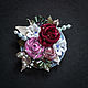 Textile brooch pin Transformation of the future (in the gift. the box.), Brooches, Udomlya,  Фото №1