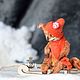 Order Stoned fox The fox cub is a collectible fox teddy. red. NatalyTools (natalytools). Livemaster. . Teddy Bears Фото №3