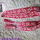 Order Lada belt white-red. ЛЕЙЛИКА - пояса и очелья для всей семьи. Livemaster. . Belts and ribbons Фото №3