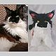Мэйн-кун Кот. Мягкая игрушка кота мэйн-куна. Мягкие игрушки. Ольга Стасенко (kuklomirtoydolls). Интернет-магазин Ярмарка Мастеров.  Фото №2