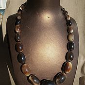 Винтаж handmade. Livemaster - original item Massive Long Horn Beads.. Handmade.
