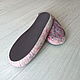 Order Felted women's Slippers. Saenko Natalya. Livemaster. . Slippers Фото №3