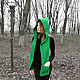 Green hooded scarf, Hoods, Terek,  Фото №1