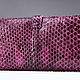 Women's wallet made of genuine python leather IMP0006N2. Wallets. CrocShop. Online shopping on My Livemaster.  Фото №2