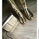 Сапоги Sana Gold. Сапоги. Exclusive Shoes (Sokolick). Ярмарка Мастеров.  Фото №5