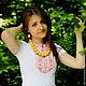 Футболка с вышивкой "8031 кв" белая, Футболки, Львов,  Фото №1