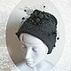 Order Copy of Copy of Copy of feminine cap with ear flaps .wool, knitted, felted. Театр Моды Фрейя. Livemaster. . Caps Фото №3