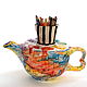 Bright colors. the tea pot, Teapots & Kettles, Moscow,  Фото №1