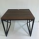 TABLES: Wooden table in loft style, Tables, Moscow,  Фото №1