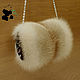Fur clutch bag from the fur of the red Fox. Stylish ladies accessory, Clutch, Ekaterinburg,  Фото №1