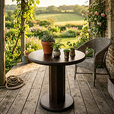 Цветы и флористика ручной работы. Ярмарка Мастеров - ручная работа Цветочные подставки: Деревянная подставка для цветов, венге. Handmade.