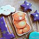 Gingerbread for a year with a bear. Gingerbread Cookies Set. APryanik (SPb i dr. goroda). Ярмарка Мастеров.  Фото №4