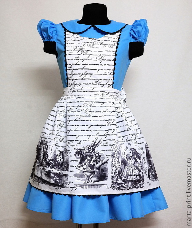 Алиса в стране чудес ее платье
