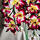Bouquet-nightlight orchid with 3 branches 'Raspberry'. Nightlights. Elena Krasilnikova. My Livemaster. Фото №6