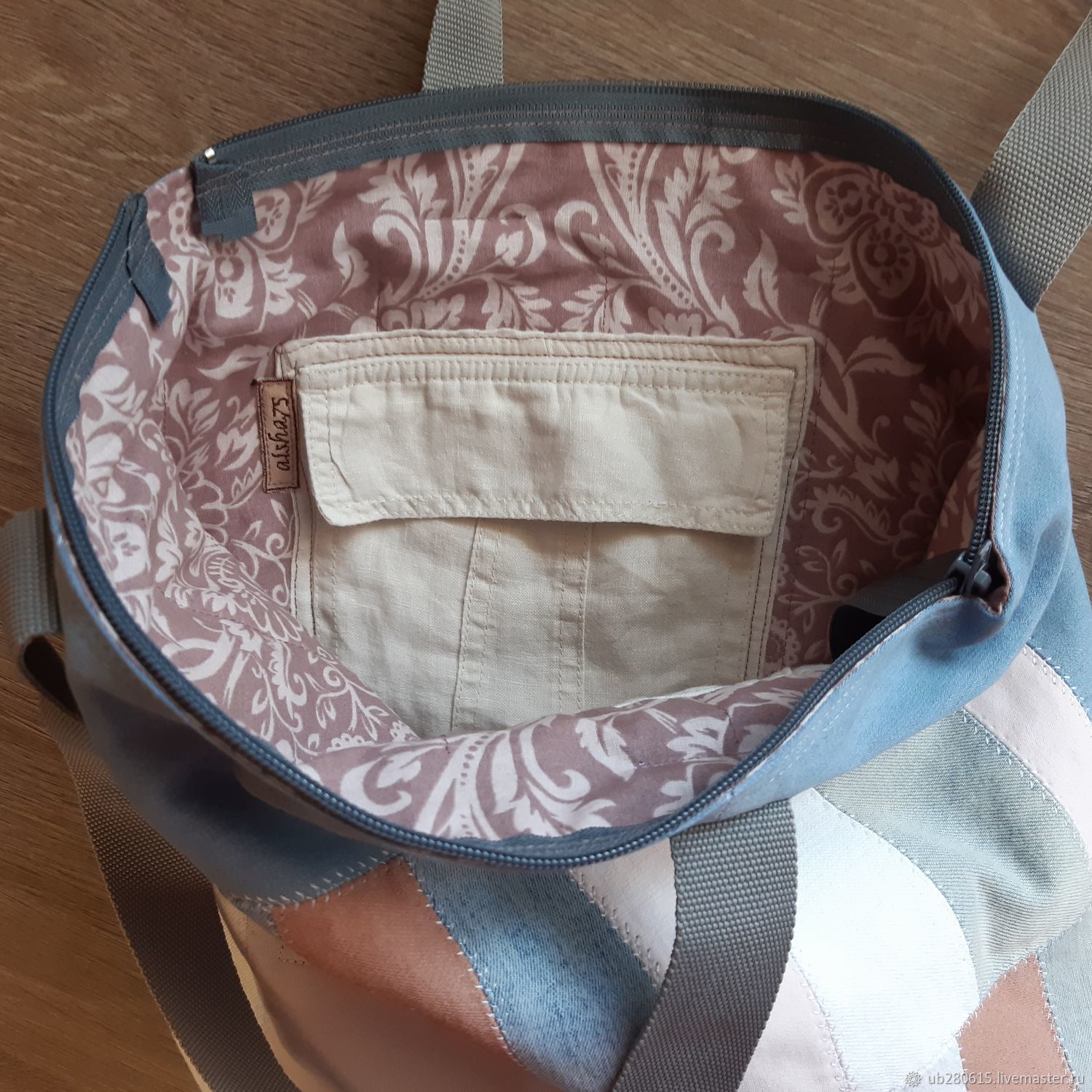 Сумка-шоппер: Стёганая сумка из лоскутков Стиль пэчворк купить в ...