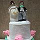 Жених и невеста на свадебном торте, Кулинарные сувениры, Боровск,  Фото №1