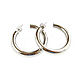 Large Ring Earrings, Massive Silver ring Earrings. Congo earrings. Irina Moro. My Livemaster. Фото №5