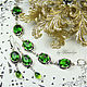 Set with peridot (chrysolite) 'You are the brightest of all...', Jewelry Sets, Yaroslavl,  Фото №1