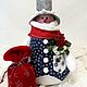 Order Snowman. Handmade from Veronika. Livemaster. . Interior doll Фото №3
