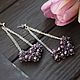 'Heart' Chain Earrings. Tassel earrings. Sambra's lace (Sambra). Online shopping on My Livemaster.  Фото №2