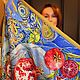 Заказать Авторский шелковый платок « Гранатовая симфония». Elena_Sabakaeva. Ярмарка Мастеров. . Платки Фото №3
