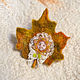 Felted brooch 'Autumn dreams'. Brooches. Prazukina_Dream. Online shopping on My Livemaster.  Фото №2