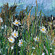 Textile panels of Chamomile and grass. Pictures. Heat hands (TeplOlino). Online shopping on My Livemaster.  Фото №2