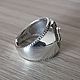 Серебряное кольцо Око. SL0228. Кольца. Silver&Gems. Ярмарка Мастеров.  Фото №4