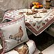 Заказать Скатерть с петушками и курочками, испанский гобелен. Мастерская ЕЛЕНЫ ЛЬНЯНОЙ.. Ярмарка Мастеров. . Скатерти Фото №3