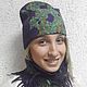 Ежевичная поляна валяная шапочка и бактус, Шапки, Усть-Каменогорск,  Фото №1