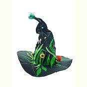 Активный отдых и развлечения handmade. Livemaster - original item Forest witch hat made of fabric on a frame.. Handmade.