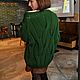 cardigans: Green oversize cardigan with custom buttons. Cardigans. Kardigan sviter - женский вязаный свитер кардиган оверсайз. Online shopping on My Livemaster.  Фото №2