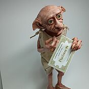 Куклы и игрушки handmade. Livemaster - original item interior doll: Dobby the elf. Handmade.