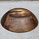 Деревянная тарелка-блюдо из грецкого ореха большого диаметра. (32х7). Тарелки. m-i-f. Ярмарка Мастеров.  Фото №5
