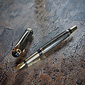 Перьевая ручка AstonMartin из капа клёна "Графит"