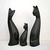 Для дома и интерьера handmade. Livemaster - original item Sculpture of a cat 