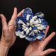 Скульптура «Blue Peony” настенный-настольный декор фарфор ручной работ. Скульптуры. Левченкова Татьяна. Ярмарка Мастеров.  Фото №4