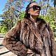 Шуба из меха енота с роскошным дизайном. Шубы. Stylish mink. Интернет-магазин Ярмарка Мастеров.  Фото №2