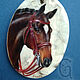  ' A horse on a white stone'. Pendant. greka. Online shopping on My Livemaster.  Фото №2