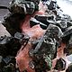 Друза диопсида в розовом кальците. Кристалл. Минералы Урала (mineraly-urala). Ярмарка Мастеров.  Фото №5