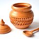 Carved wooden salt cellar with lid and spoon 'Cozy'. Salt and pepper shakers. GoodWood. Online shopping on My Livemaster.  Фото №2