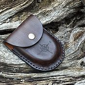 Сумки и аксессуары handmade. Livemaster - original item Leather case for compass. Handmade.