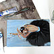 Картина Балерина в чёрном. Картины. Дарья Каба. Ярмарка Мастеров.  Фото №6