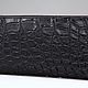 Кошелек из кожи крокодила на одной молнии IMA0033B3. Кошельки. CrocShop товары из экзотической кожи. Интернет-магазин Ярмарка Мастеров.  Фото №2