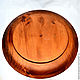 A wooden plate is a dish made of cedar wood. 38,5 cm.T6. Plates. ART OF SIBERIA. My Livemaster. Фото №5