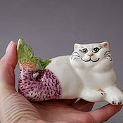 Для дома и интерьера handmade. Livemaster - original item Figurines: The mermaid cat. Handmade.
