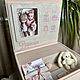 Заказать Memory box Мамины сокровища с фотоальбомом. #MikaWithLove. Ярмарка Мастеров. . Подарки для новорожденных Фото №3