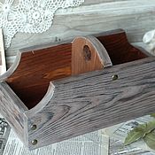 Для дома и интерьера handmade. Livemaster - original item Box box 2 compartments in rustic style. Handmade.