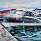 Pintura al óleo del Muelle. Yate, Pictures, Rossosh,  Фото №1